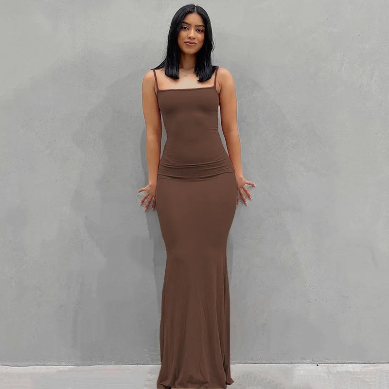 Satin Luxe Maxi Dress