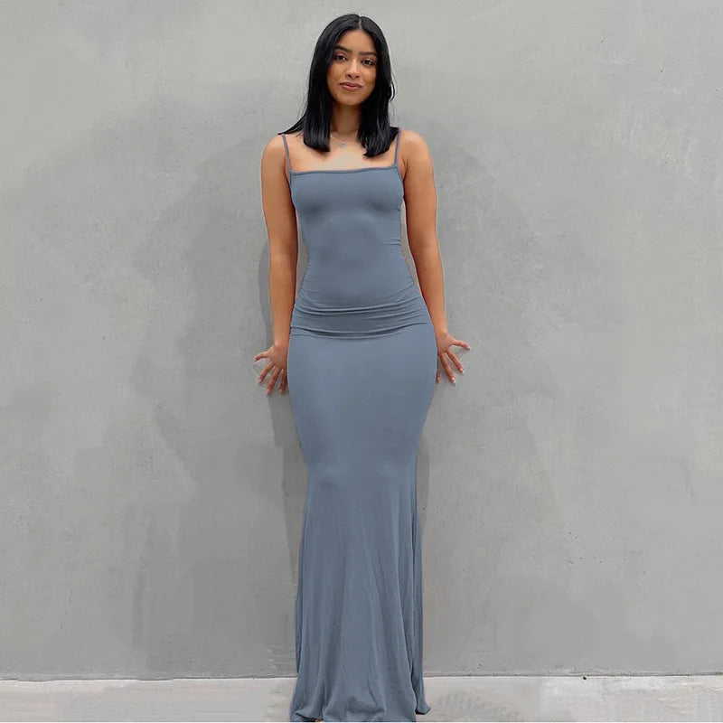 Satin Luxe Maxi Dress