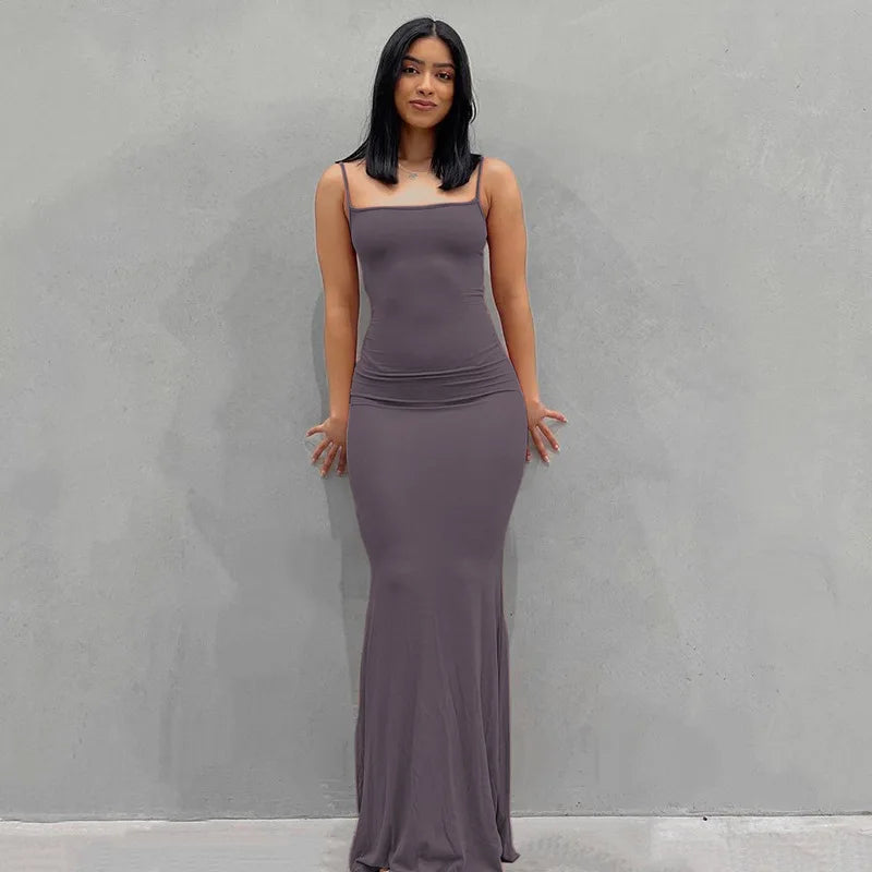 Satin Luxe Maxi Dress