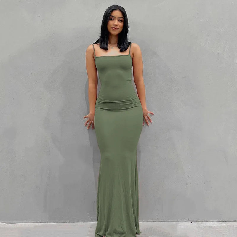 Satin Luxe Maxi Dress